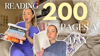 i tried to read 200 pages every day for a week things go VERY wrong [upl. by Sherwin]