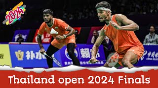 Satwiksairaj RankireddyChirag Shetty vs Chen Bo YangLiu Yi I Thailand open 2024  Finals [upl. by Adria]