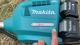 Makita Cordless Glass Trimmer UR012G XGT 80V max Testing [upl. by Ennaisoj]