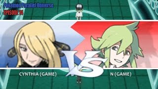 Pokemon X and Y WiFi Battle Cynthia Vs N [upl. by Anitnelav958]