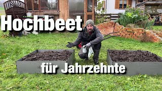 Hochbeet selber bauen hält Jahrzehnte [upl. by Adiam]