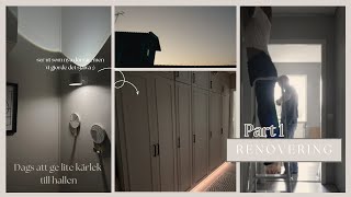 Renovering av hallen Part1 [upl. by Yenitsed]