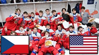 ČESKO VS USA FINÁLE OLYMPIJSKÉ HRY MLÁDEŽE 2024 SESTŘIH [upl. by Annoyi]