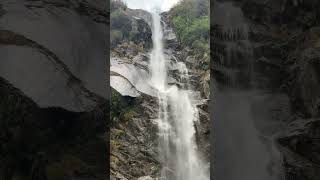 On the way to lachung from gangtok we see The Kanchanjangha waterfalltravel lachung sikkim [upl. by Donoho]