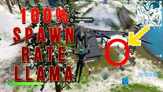 How to GET a LLAMA EVERY MATCH 100 SPAWN RATE Fortnite Chapter 3 Season 1 [upl. by Anatnahs]