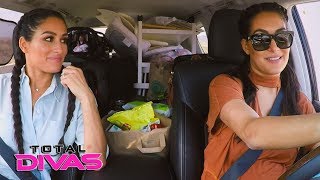 The Bella Twins bring Birdie on her first road trip Total Divas Preview Clip Nov 15 2017 [upl. by Tnomal]