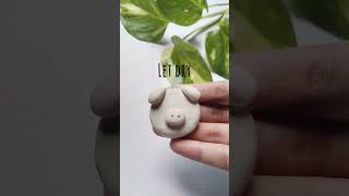 Pig keychain with clay 🐷 [upl. by Tymon803]