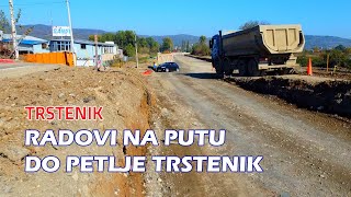 MORAVSKI KORIDOR Radovi na putu od Trstenika do petlje Trstenik 22102024 [upl. by Barta]