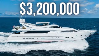 Touring a 3200000 SuperYacht  Custom Line 112 Super Yacht Walkthrough [upl. by Airehtfele652]