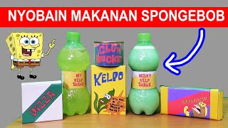 NYOBAIN MAKANAN SPONGEBOB DI TOKO ONLINE [upl. by Nuavahs41]