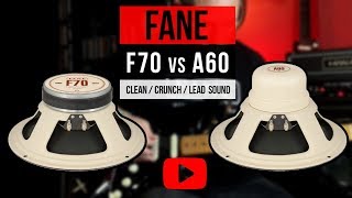 FANE ASCENSION F70 vs A60  Giampaolo Noto [upl. by Ahseela432]