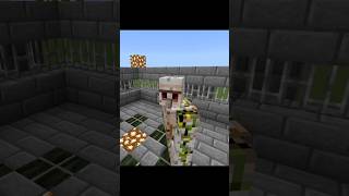 1 iron golem vs 2 Hoglin minecraft minecraftjava minecraftshorts gaming minecraftmemes [upl. by Crosby4]