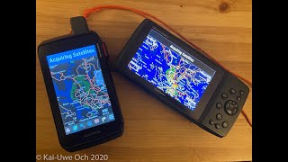 Garmin 276cx and Montana 700i routing comparison [upl. by Novhaj]