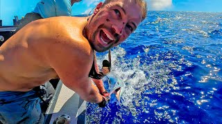 Fisherman Gets SPEARED in the Face Marlin Fishing Australia [upl. by Nylesoj]