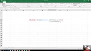 18  Excel  Concatener [upl. by Yrohcaz]