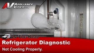 Admiral Refrigerator Repair  Freezer Not Cooling  HMG211470 [upl. by Amahcen]