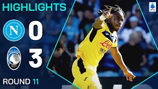 NAPOLIATALANTA 03  HIGHLIGHTS  Lookman and Retegui dismantle league leaders  Serie A 202425 [upl. by Napoleon]