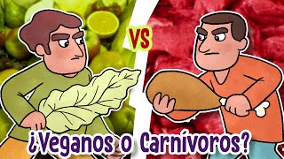 ¡Veganos contra carnívoros [upl. by Ardnosal839]