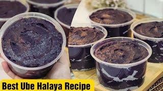 Best Ube Halaya Recipe  Perfect for Cake and Bread Filling ❗️pangnegosyo recipe❗️Bake N Roll [upl. by Yarehs]