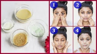 Fruit facial at home step by step Get instant whitening face 100 natural  Tamil Beauty tips [upl. by Ellehcor]