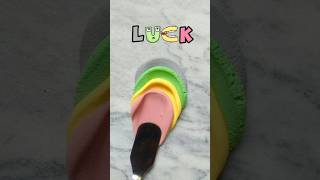 LUCK  COLOR MIXING alphabetlore shorts satisfying colormixing trending [upl. by Annav509]