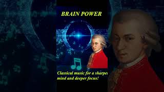 how to BRAIN POWER  mozarteffect mozart shorts music [upl. by Neerod]