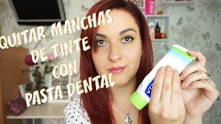 Como quitar manchas de tinte FACIL  Meliup [upl. by Yelwar15]