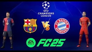 FC 25  UEFA Champion League FC Barcelona VS FC Bayern Munich  Penalty Shootout [upl. by Behrens655]