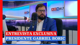 Entrevista exclusiva al Presidente Gabriel Boric en ADN [upl. by Oralla268]