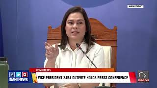 Live  VP SARA DUTERTE HOLDS A PRESS CONFERENCE l SGBISDAK smninews [upl. by Ebag]