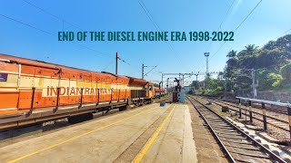 A very special train journey 12620 Matsyagandha Express last diesel powered run ASMR Train Sounds [upl. by Gardell]