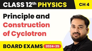 Principle and Construction of Cyclotron  Moving Charges amp Magnetism Class 12 Physics Ch 4 [upl. by Modestia895]