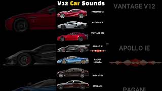 V12 CAR Engine SOUNDs Compilation [upl. by Laux]