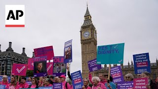 UKs assisted dying bill gets initial approval in British parliament [upl. by Anaihr172]