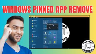 How to Remove a Pinned App In Windows 10 [upl. by Esmaria]