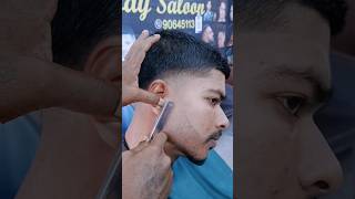 MIDDLE PART TAPER FADE HAIRCATING 💈Taper fade hairstyleLow fade taper hair trending low fade [upl. by Mortimer]