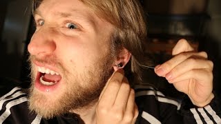 MCJUGGERNUGGETS PIERCES HIS OWN EARS [upl. by Robi631]