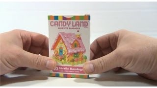 Candy Land Adhesive Bandages  3 Different Designs From The Classic Board Game [upl. by Chap795]