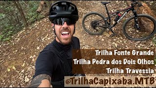 Trilha Fonte Grande Pedra dos Dois Olhos e Travessia de Mountain Bike  Parte 1 [upl. by Secundas]