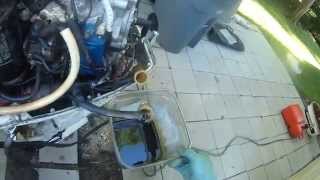 how to start Johnson outboard 90hp  part 2 of 2 [upl. by Amero]