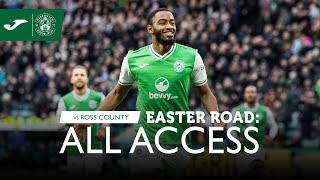 Hibernian 2 Ross County 0  Easter Road ALL ACCESS  Brought To You By Joma Sport [upl. by Perusse262]