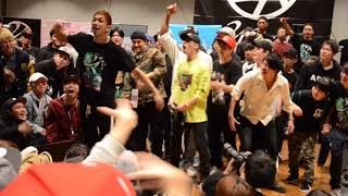 Soulja Twiggz vs Twin Konkrete｜MENS TOURNAMENT BEST 8 ④｜KING OF BUCK 8｜20171210 [upl. by Sugar]