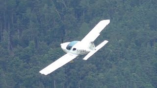 PS28 Cruiser takeoff at Airfield Ferlach  DEFRO [upl. by Crandale]