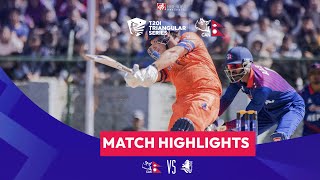 Nepal vs Netherlands  Final Match Highlights [upl. by Kcirdla221]