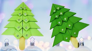 3D Paper Christmas Tree  How to Make a 3D Paper Xmas Tree DIY Tutorial  Christmas Craft 2024 [upl. by Connelley866]