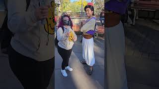 Aladdin Prince Ali Ababwa at Disneyland with Jens Crochet filmed in 4k [upl. by Hodess]