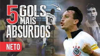 Os 5 GOLS mais ABSURDOS de NETO [upl. by Aisak848]