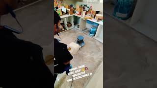 Italian marble floor cleaning chemical mirrorpolishing polishing sksc marblescience [upl. by Kassie]