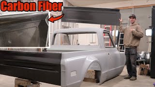 Going All Carbon Fiber Widebody C10 Backyard Build [upl. by Eartha]