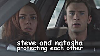 steve and natasha protecting each other for almost two minutes [upl. by Rakso]